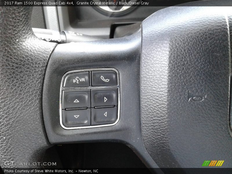 Granite Crystal Metallic / Black/Diesel Gray 2017 Ram 1500 Express Quad Cab 4x4