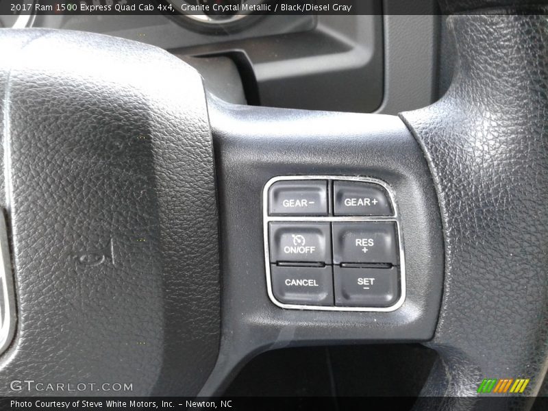 Granite Crystal Metallic / Black/Diesel Gray 2017 Ram 1500 Express Quad Cab 4x4
