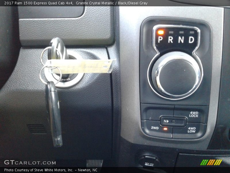 Granite Crystal Metallic / Black/Diesel Gray 2017 Ram 1500 Express Quad Cab 4x4