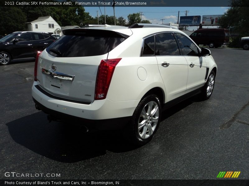 Platinum Ice Tricoat / Shale/Brownstone 2013 Cadillac SRX Performance AWD