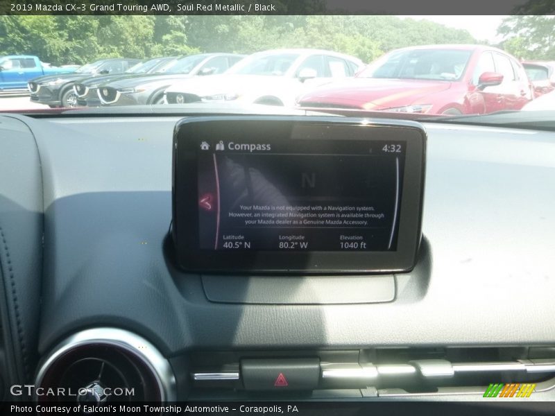 Soul Red Metallic / Black 2019 Mazda CX-3 Grand Touring AWD