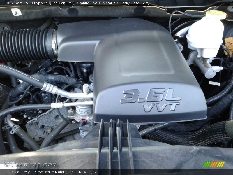 Granite Crystal Metallic / Black/Diesel Gray 2017 Ram 1500 Express Quad Cab 4x4
