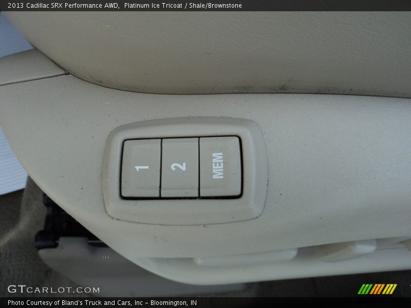 Platinum Ice Tricoat / Shale/Brownstone 2013 Cadillac SRX Performance AWD