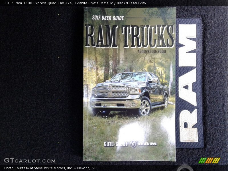 Granite Crystal Metallic / Black/Diesel Gray 2017 Ram 1500 Express Quad Cab 4x4
