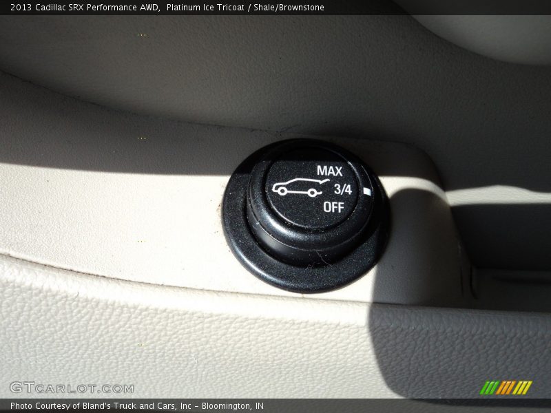 Platinum Ice Tricoat / Shale/Brownstone 2013 Cadillac SRX Performance AWD