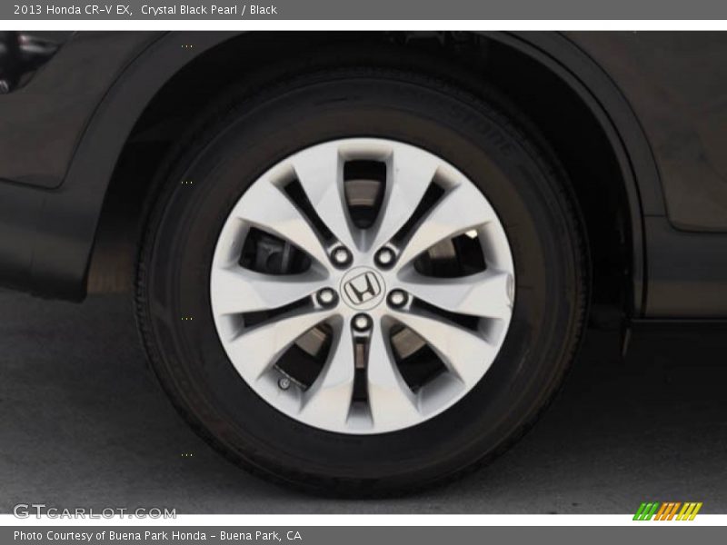 Crystal Black Pearl / Black 2013 Honda CR-V EX