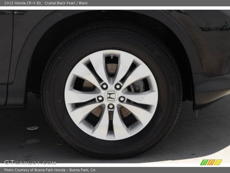 Crystal Black Pearl / Black 2013 Honda CR-V EX