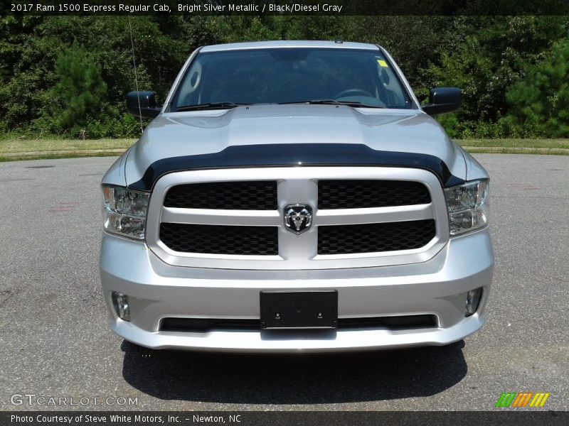 Bright Silver Metallic / Black/Diesel Gray 2017 Ram 1500 Express Regular Cab
