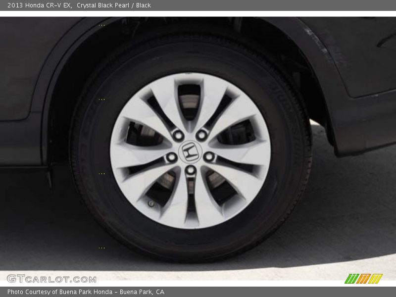 Crystal Black Pearl / Black 2013 Honda CR-V EX