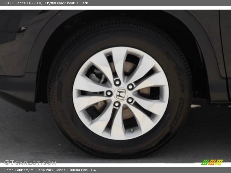Crystal Black Pearl / Black 2013 Honda CR-V EX