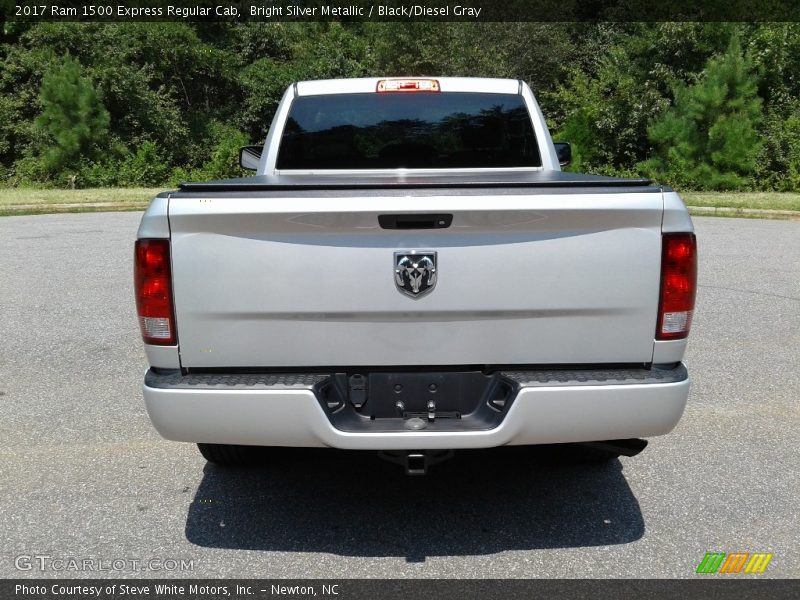 Bright Silver Metallic / Black/Diesel Gray 2017 Ram 1500 Express Regular Cab