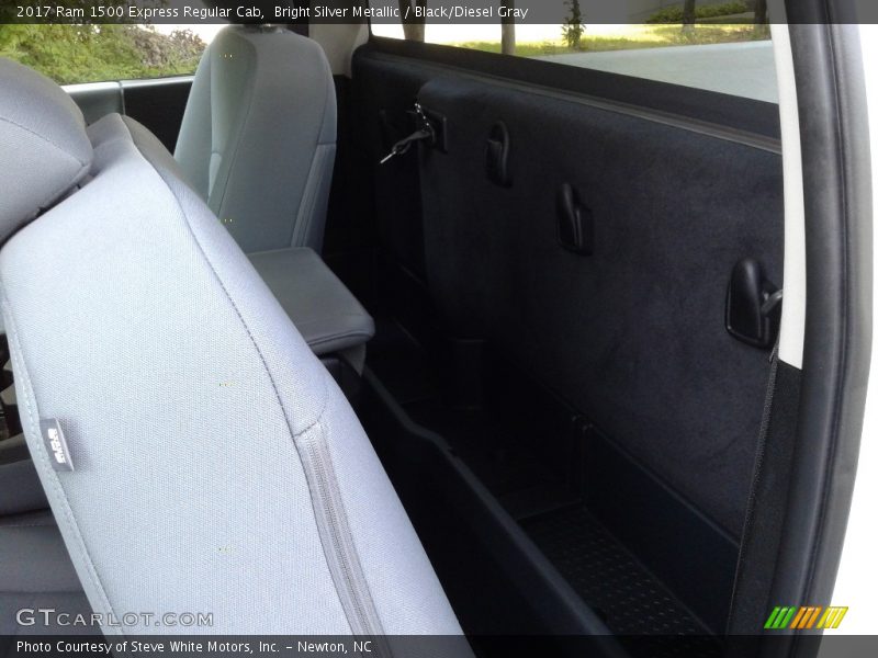Bright Silver Metallic / Black/Diesel Gray 2017 Ram 1500 Express Regular Cab