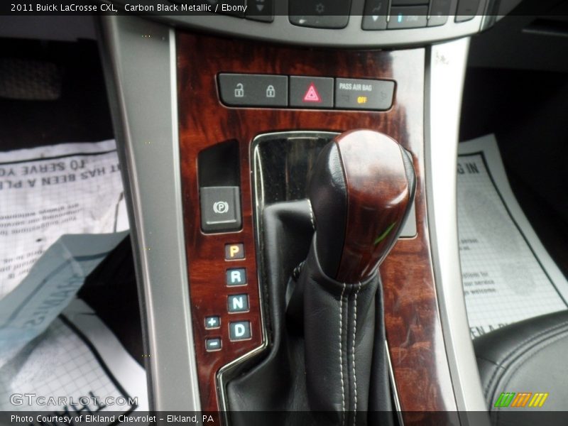 Carbon Black Metallic / Ebony 2011 Buick LaCrosse CXL