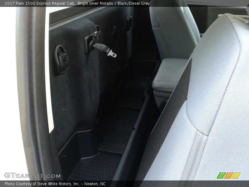 Bright Silver Metallic / Black/Diesel Gray 2017 Ram 1500 Express Regular Cab