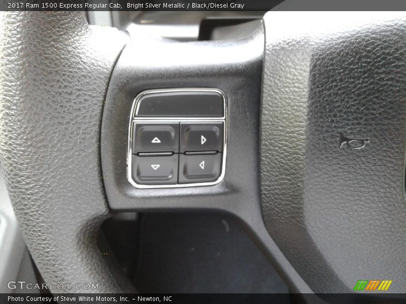 Bright Silver Metallic / Black/Diesel Gray 2017 Ram 1500 Express Regular Cab