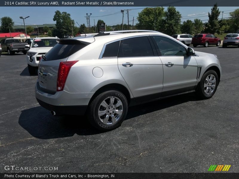 Radiant Silver Metallic / Shale/Brownstone 2014 Cadillac SRX Luxury AWD