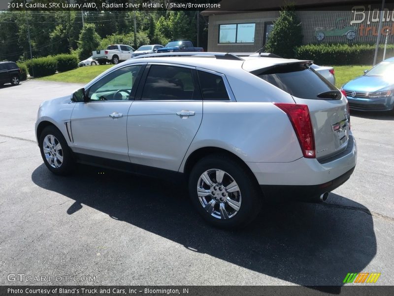 Radiant Silver Metallic / Shale/Brownstone 2014 Cadillac SRX Luxury AWD