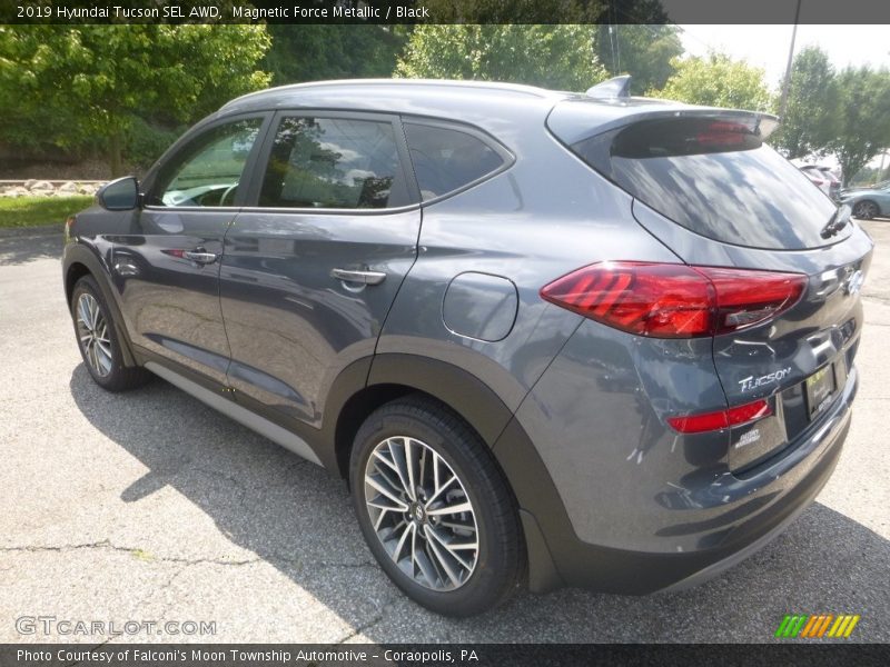 Magnetic Force Metallic / Black 2019 Hyundai Tucson SEL AWD
