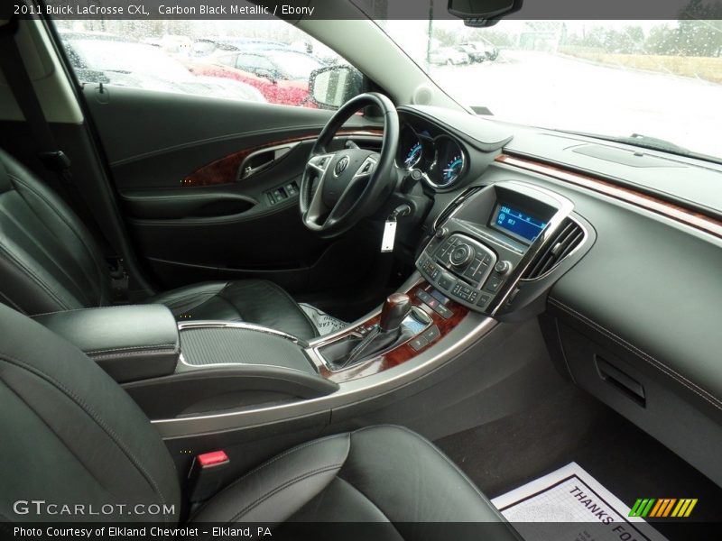 Carbon Black Metallic / Ebony 2011 Buick LaCrosse CXL