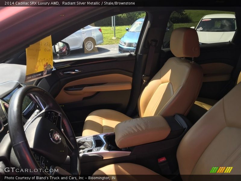 Radiant Silver Metallic / Shale/Brownstone 2014 Cadillac SRX Luxury AWD