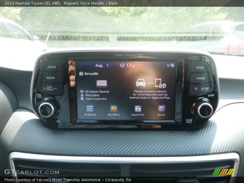 Magnetic Force Metallic / Black 2019 Hyundai Tucson SEL AWD