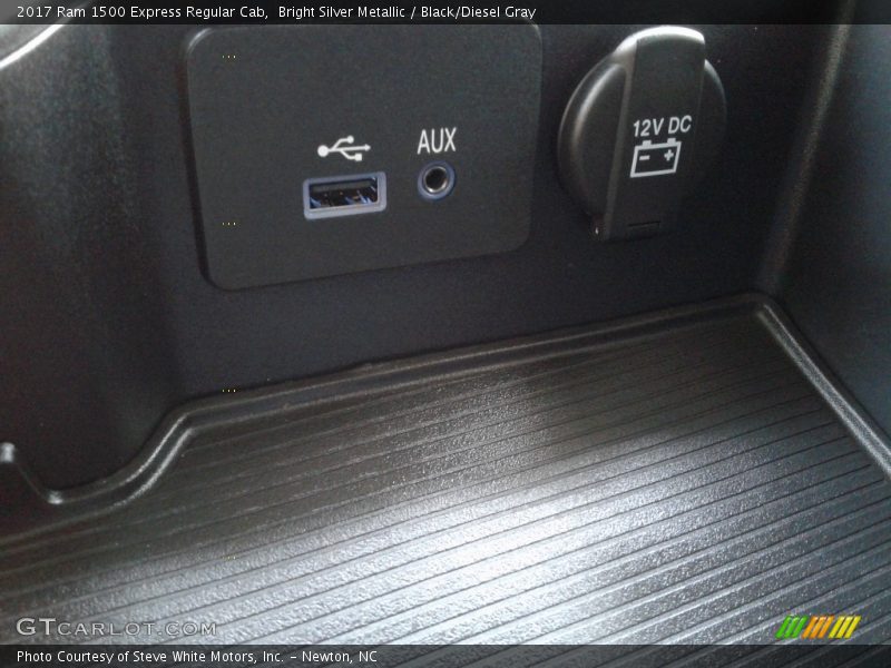 Bright Silver Metallic / Black/Diesel Gray 2017 Ram 1500 Express Regular Cab