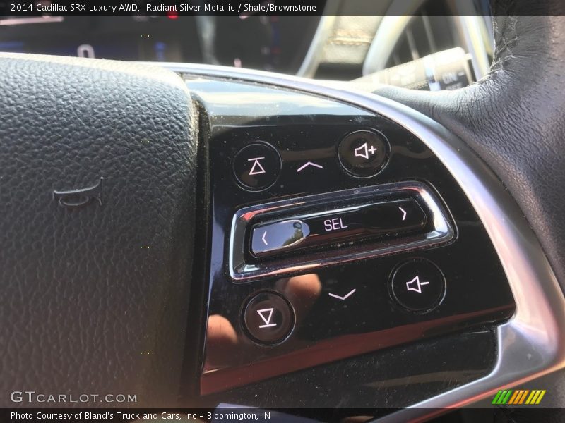 Radiant Silver Metallic / Shale/Brownstone 2014 Cadillac SRX Luxury AWD