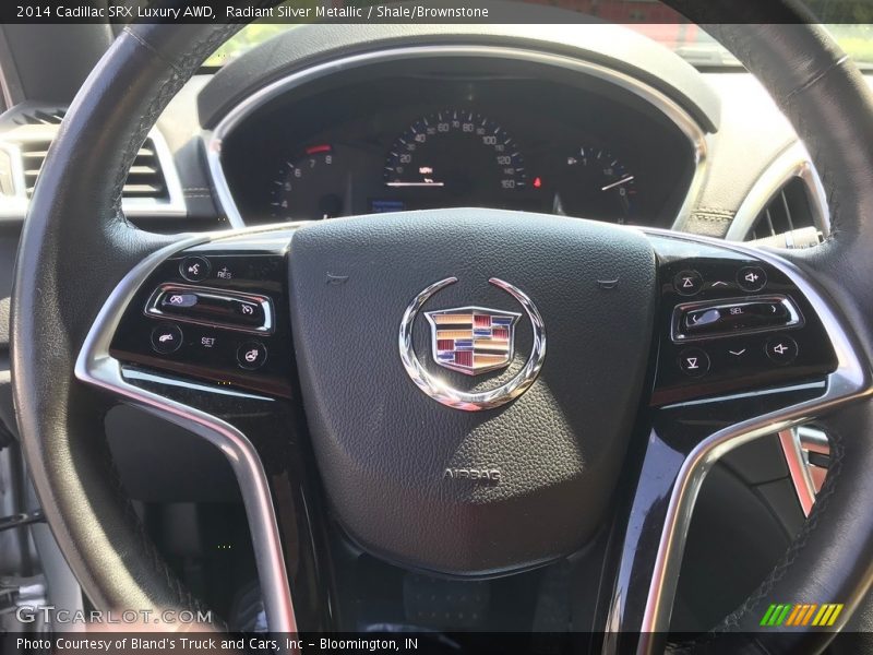 Radiant Silver Metallic / Shale/Brownstone 2014 Cadillac SRX Luxury AWD