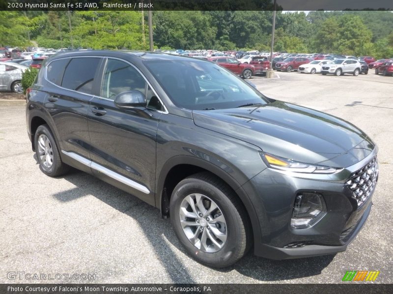 Rainforest / Black 2020 Hyundai Santa Fe SE AWD