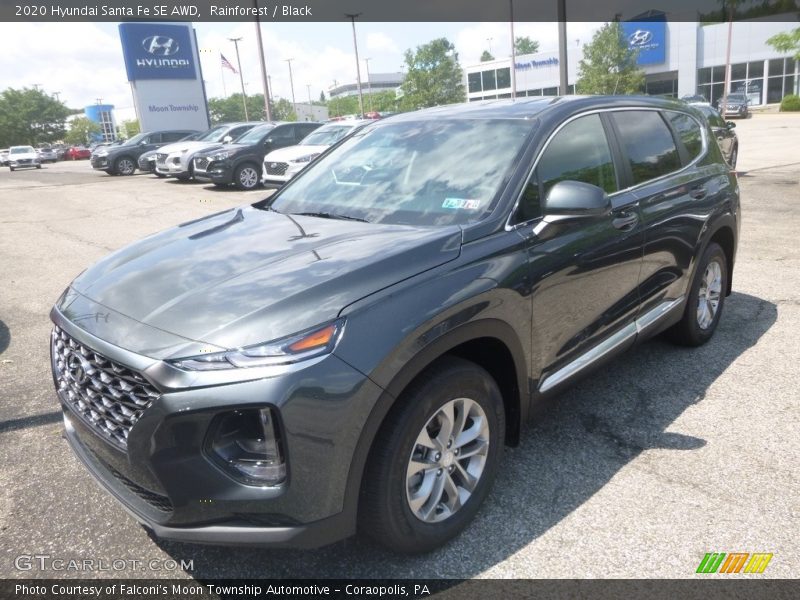 Rainforest / Black 2020 Hyundai Santa Fe SE AWD