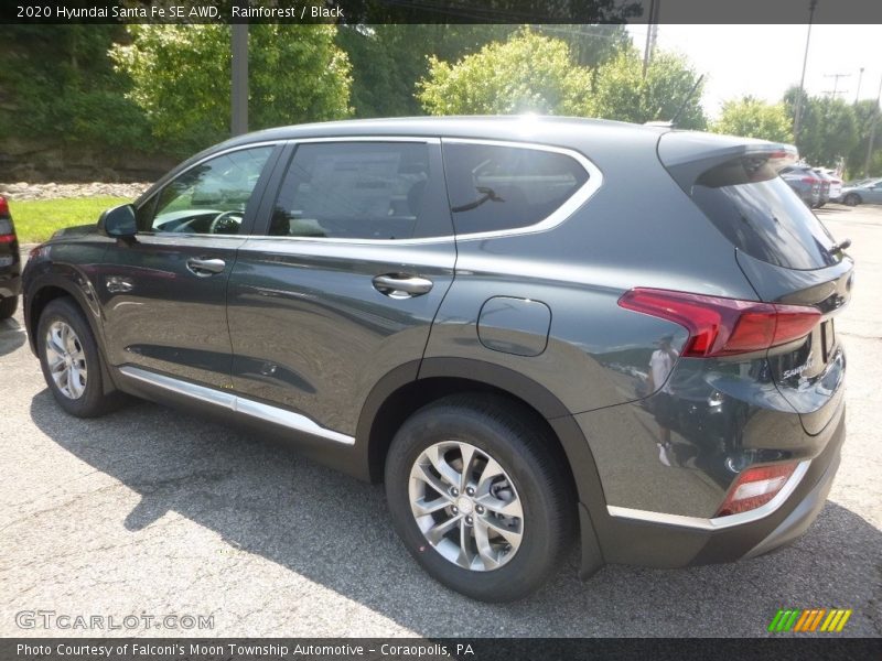Rainforest / Black 2020 Hyundai Santa Fe SE AWD
