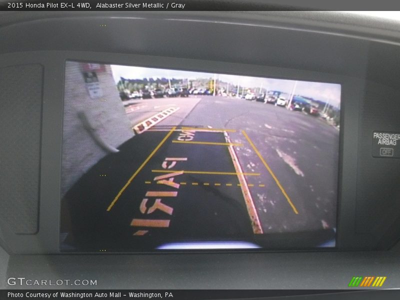 Alabaster Silver Metallic / Gray 2015 Honda Pilot EX-L 4WD