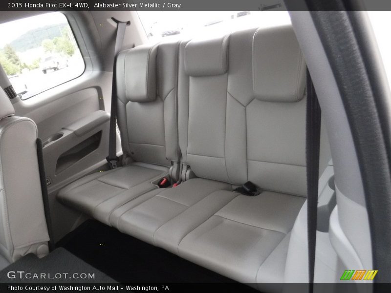 Alabaster Silver Metallic / Gray 2015 Honda Pilot EX-L 4WD