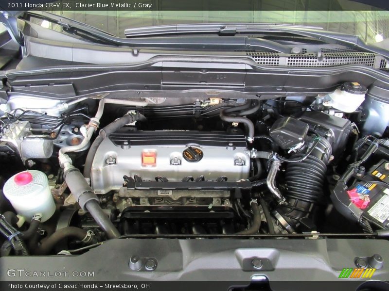 Glacier Blue Metallic / Gray 2011 Honda CR-V EX