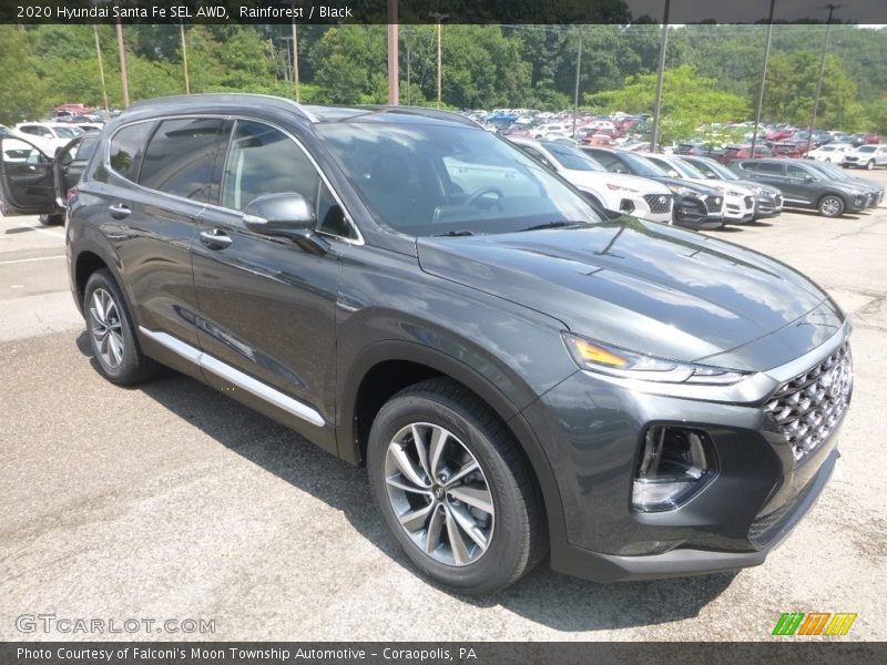 Rainforest / Black 2020 Hyundai Santa Fe SEL AWD