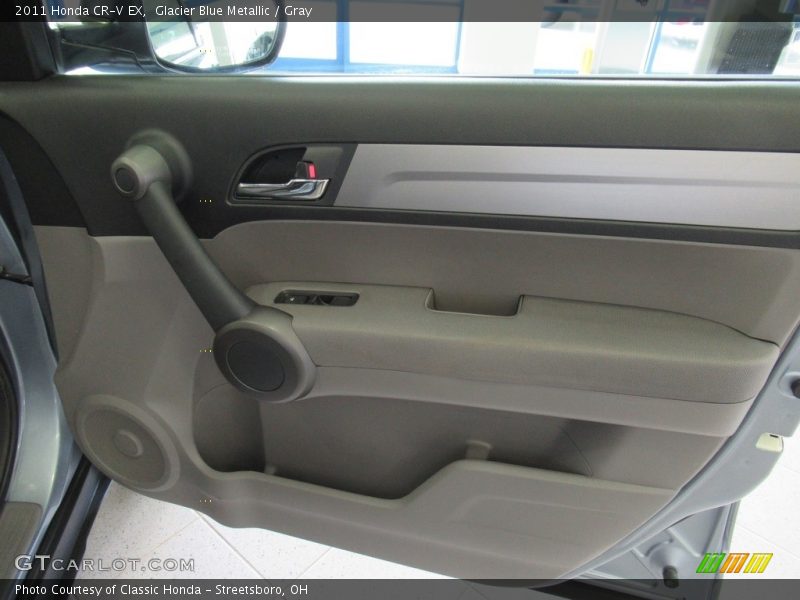 Glacier Blue Metallic / Gray 2011 Honda CR-V EX