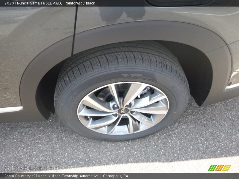 Rainforest / Black 2020 Hyundai Santa Fe SEL AWD