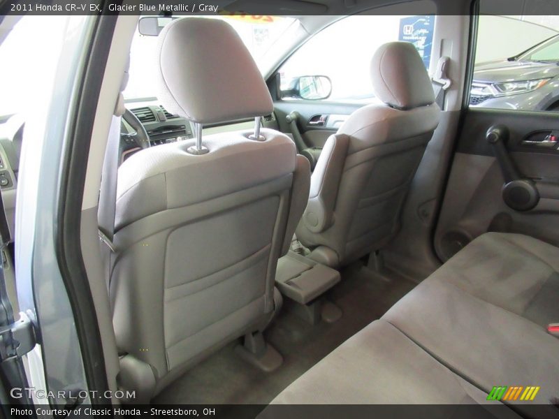 Glacier Blue Metallic / Gray 2011 Honda CR-V EX