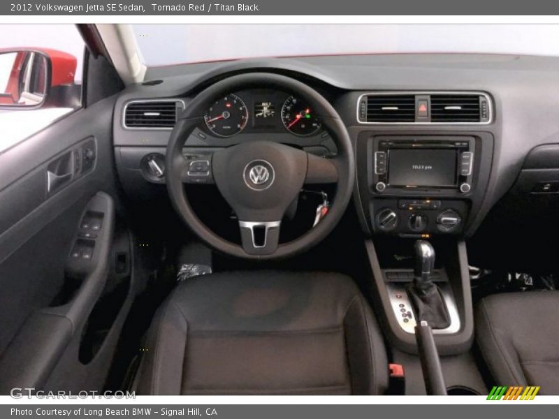 Tornado Red / Titan Black 2012 Volkswagen Jetta SE Sedan