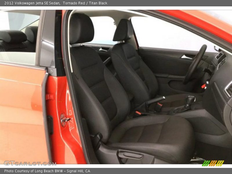 Tornado Red / Titan Black 2012 Volkswagen Jetta SE Sedan