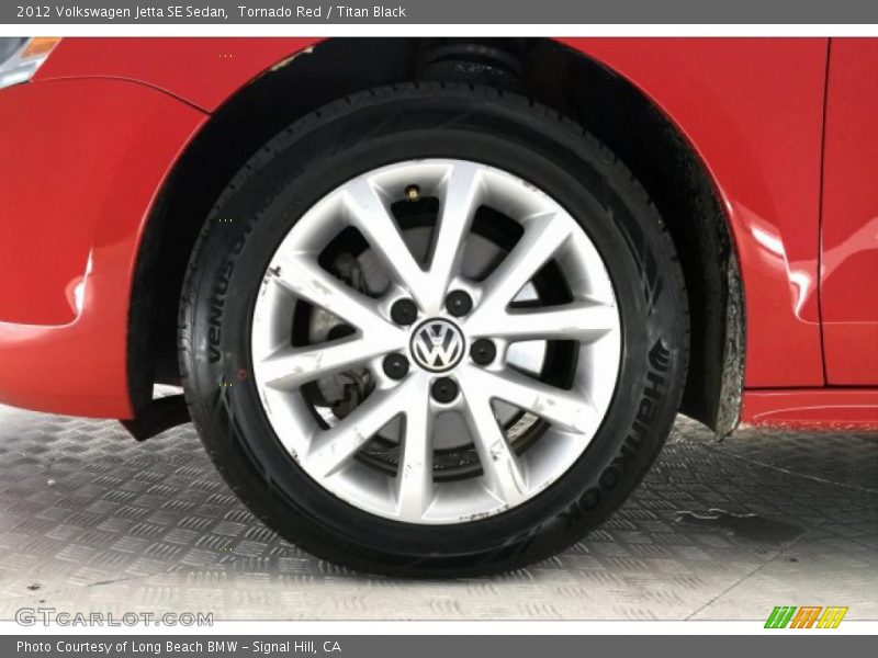 Tornado Red / Titan Black 2012 Volkswagen Jetta SE Sedan
