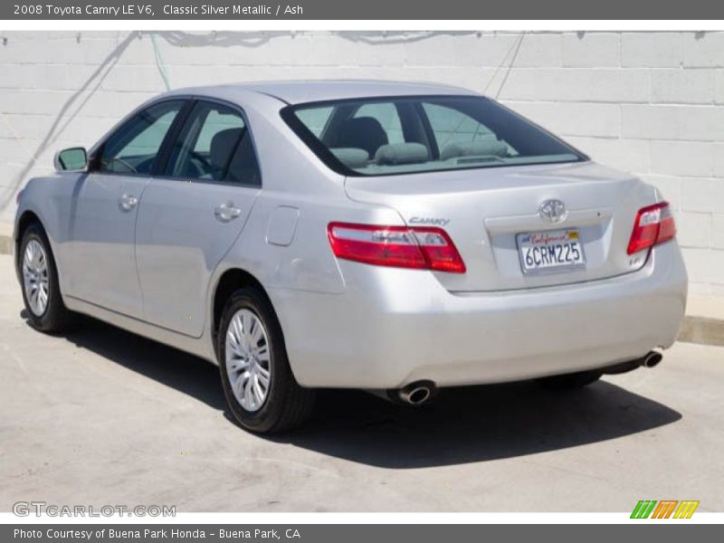 Classic Silver Metallic / Ash 2008 Toyota Camry LE V6