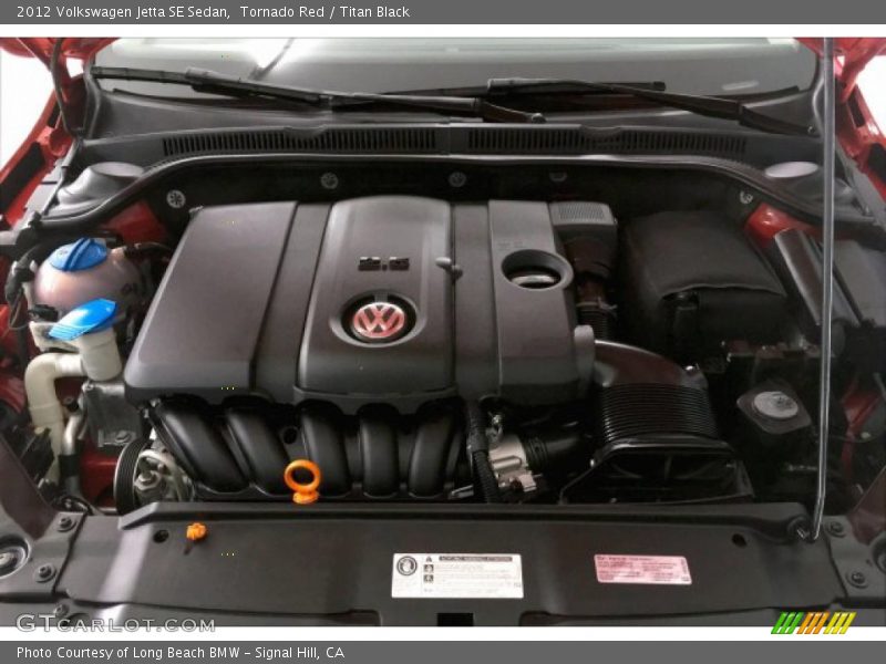 Tornado Red / Titan Black 2012 Volkswagen Jetta SE Sedan