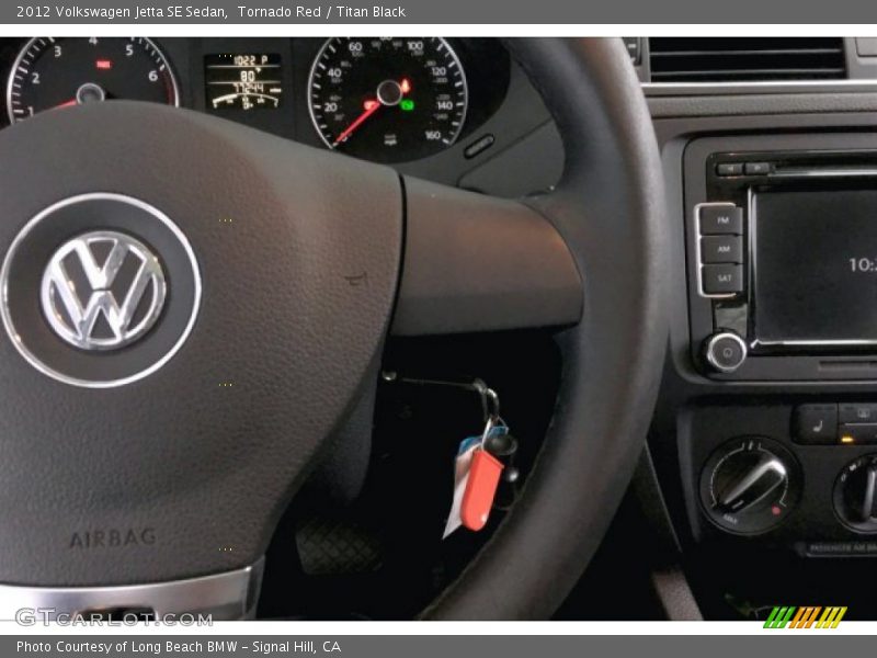 Tornado Red / Titan Black 2012 Volkswagen Jetta SE Sedan