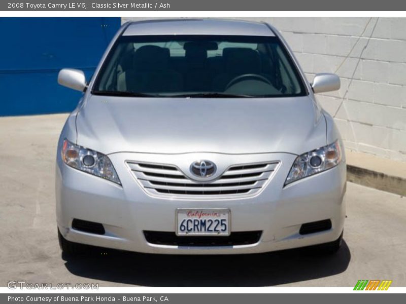 Classic Silver Metallic / Ash 2008 Toyota Camry LE V6