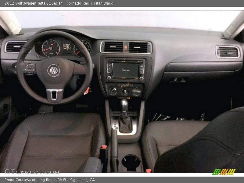 Tornado Red / Titan Black 2012 Volkswagen Jetta SE Sedan