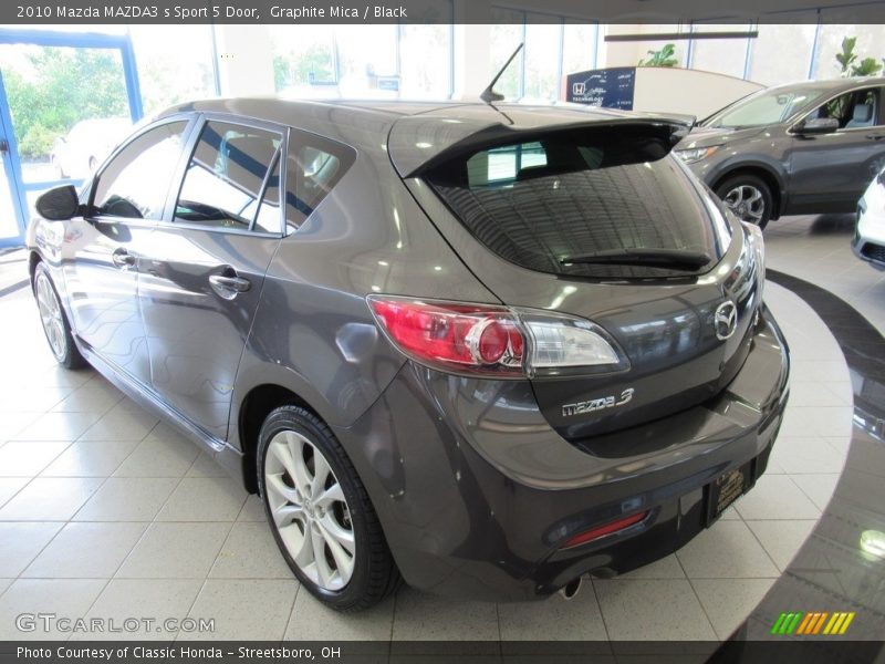 Graphite Mica / Black 2010 Mazda MAZDA3 s Sport 5 Door