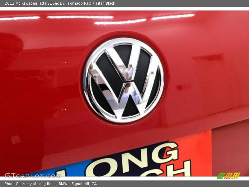 Tornado Red / Titan Black 2012 Volkswagen Jetta SE Sedan