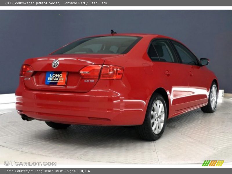 Tornado Red / Titan Black 2012 Volkswagen Jetta SE Sedan
