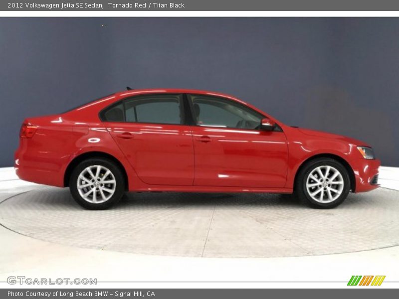 Tornado Red / Titan Black 2012 Volkswagen Jetta SE Sedan